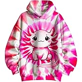 TZQPSJW Kids Tie Dye Hoodie Sweatshirt Hooded Kangaroo Pocket Pullover Hoodies for Boys Girls