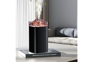 G-RECREATER G-RECREATER Portable Mini Humidifier, 400ml Small Humidifier with 2 Modes Large Spray, USB Personal Desktop Humidifiers for Home Bedroom Car Office Travel Yoga with 7 Color LED Light, Auto-Off, Bass Work(Black)