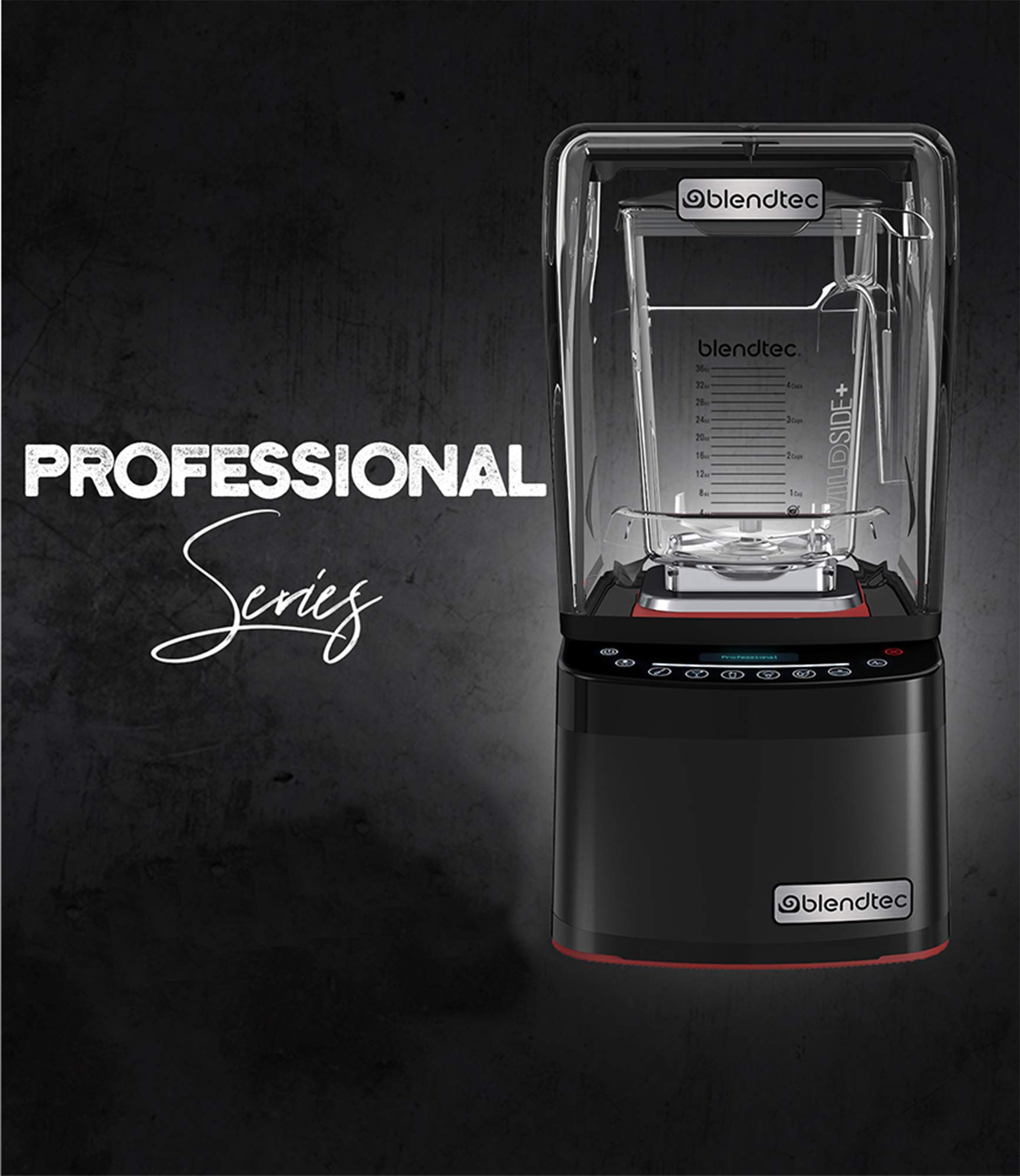 Blendtec Professional 800 Blender with WildSide+ Jar (90 oz), Sealed