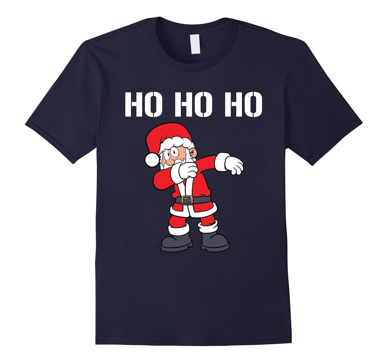 Dabbing Merry Christmas Santa T-Shirt-ANZ