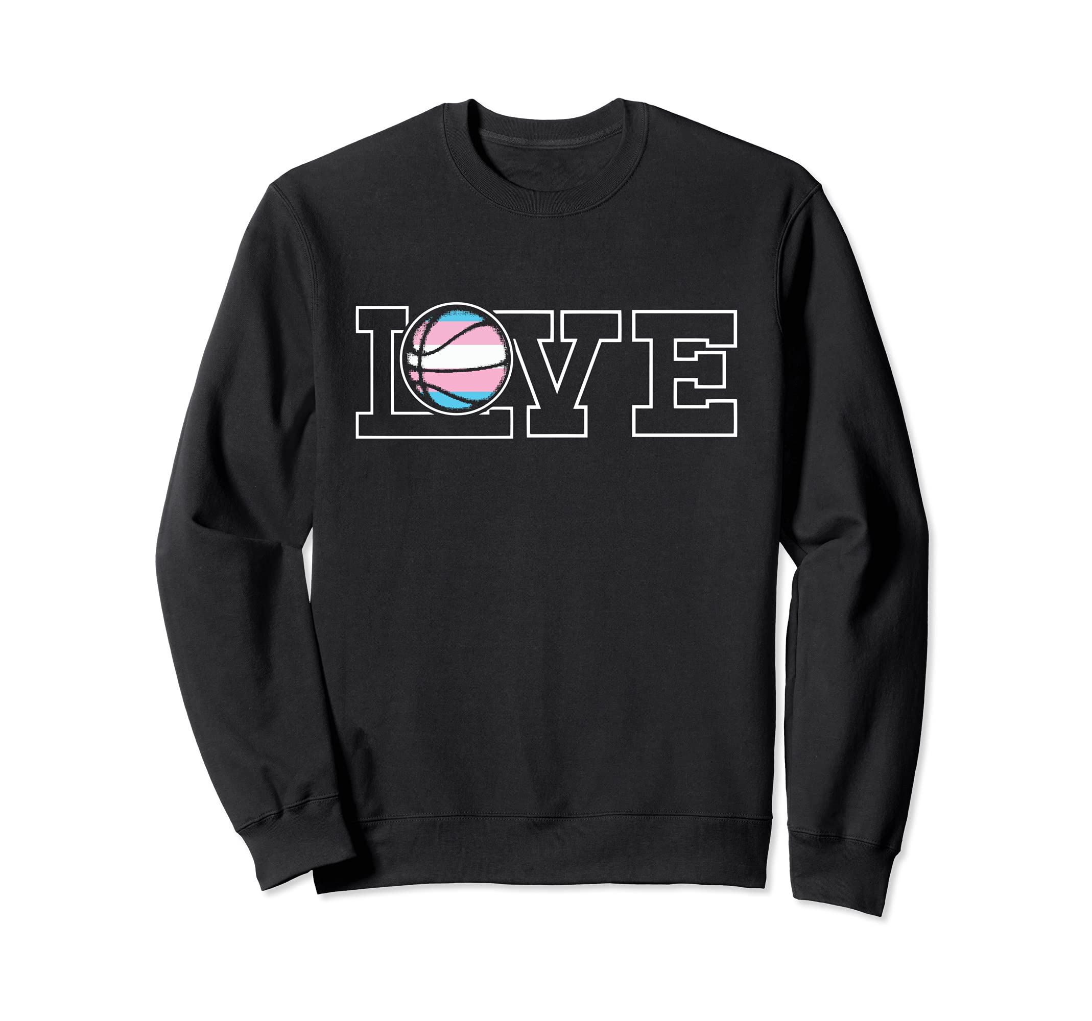 Love Basketball LGBT-Q Trans-gender Pride Sport Fan Ally Sweatshirt
