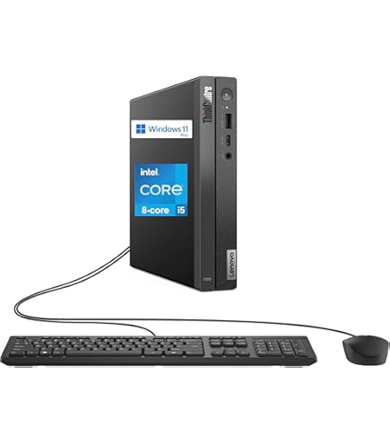 Lenovo ThinkCentre ミニPC Intel Core i5 Lenovo ThinkCentre Tiny Mini PC Intel i5-6th 16GB RAM 256GB