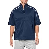 adidas mens Core Provisional Short Sleeve Half Zip Jacket