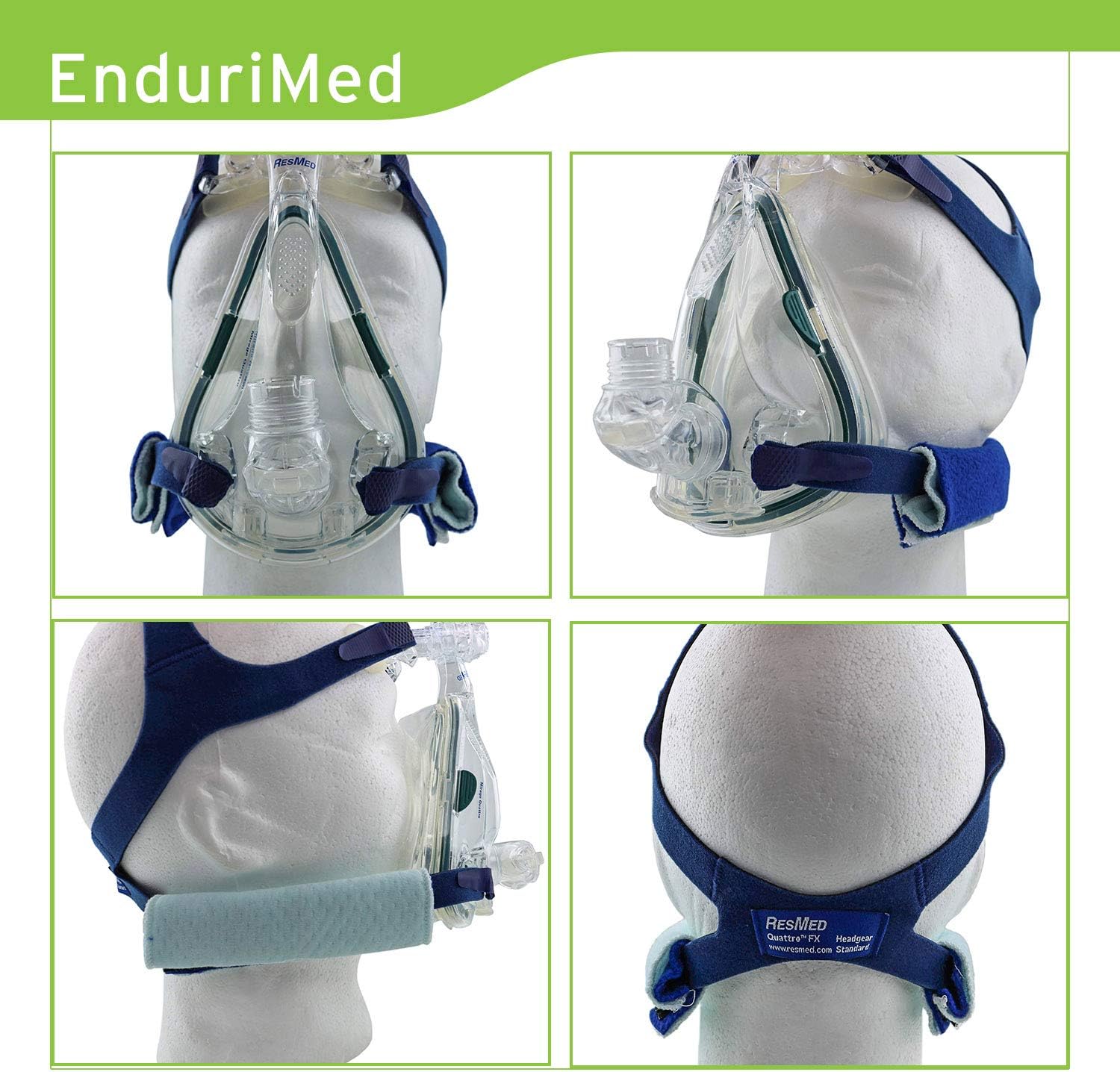 2 CPAP Strap Covers Superior Comfort Pads to wrap CPAP Nasal mask