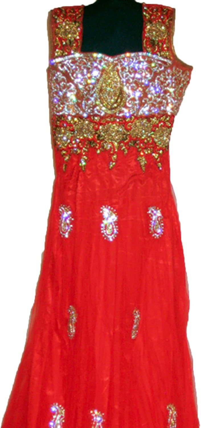 red net one piece dress