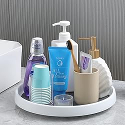 Set of 4, 10 Inch Non-Skid Lazy Susan Organizers