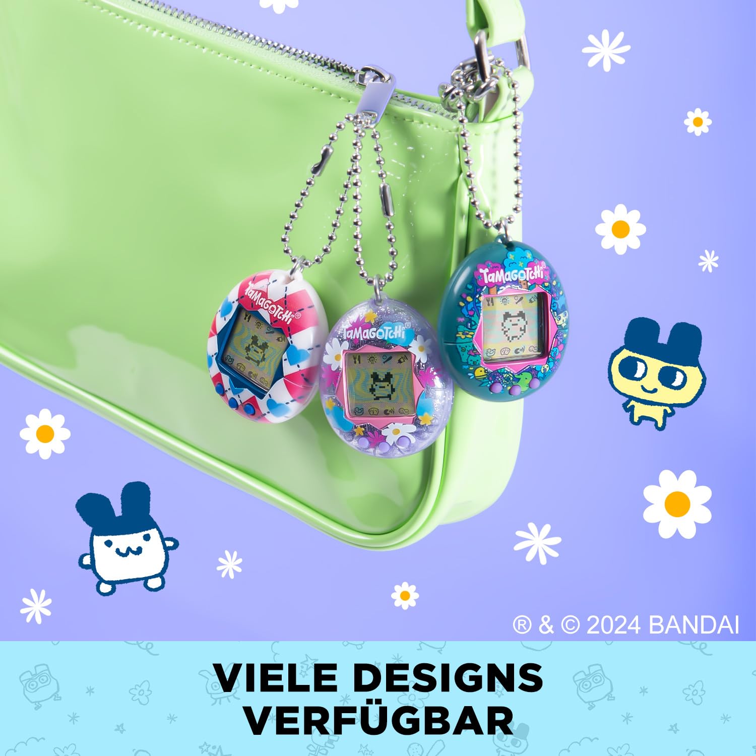 Bandai - Tamagotchi - Tamagotchi Original - Berry Delicious - Elektronisches virtuelles Tier mit Farbdisplay, 3 Tasten und Spielen - Interaktives Tier auf Deutsch - Kinderspielzeug ab 8 Jahren - 42971 6
