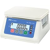 A&D 防塵・防水デジタルはかり SH-30KWP ≪ひょう量:30kg 最小表示:0.001kg/0.002kg/0.005kg/0.01kg(切替設定) 皿寸法:230(W)*190(D)mm 検定無≫ ※計量法準拠製品