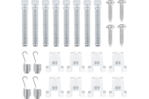 CHENACC Headlight Adjusters Kit Compatible with Chevy Impala, Biscayne & Belair 1962-1967 8 PCS 1-1/2”Screws Springs Headligh