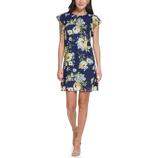 fitted lace wedding dress Jessica Howard Womens Dress,Blue Multi, 4P at Amazon Women's Clothing store