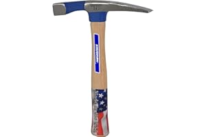 Vaughan & Bushnell 178-10 24-oz Bricklayers Hammer with 11-1/2" Hickory Handle (BL24)
