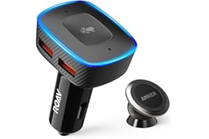 Roav Viva with Car Mount, by Anker, Alexa-Enabled 2-Port USB Car Charger for in-Car Navigation, Hands-Free Calling and Music 