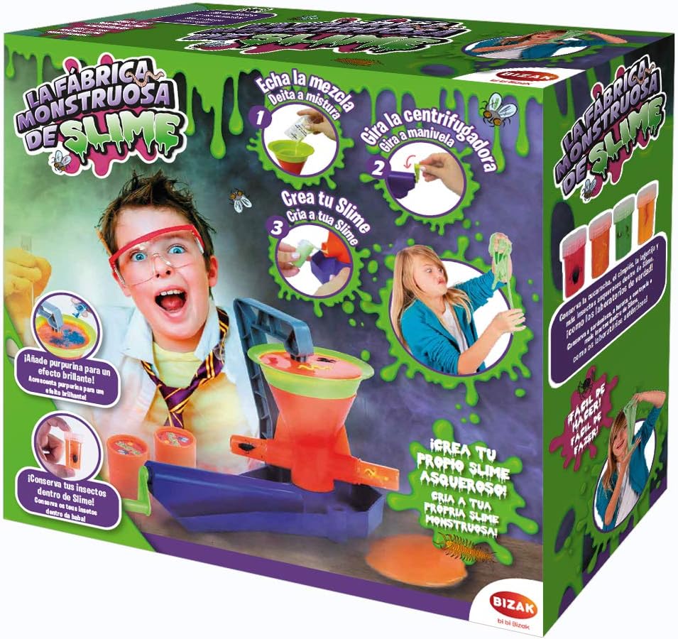 Bizak 63317005 Slime Factory, Multicoloured, Única