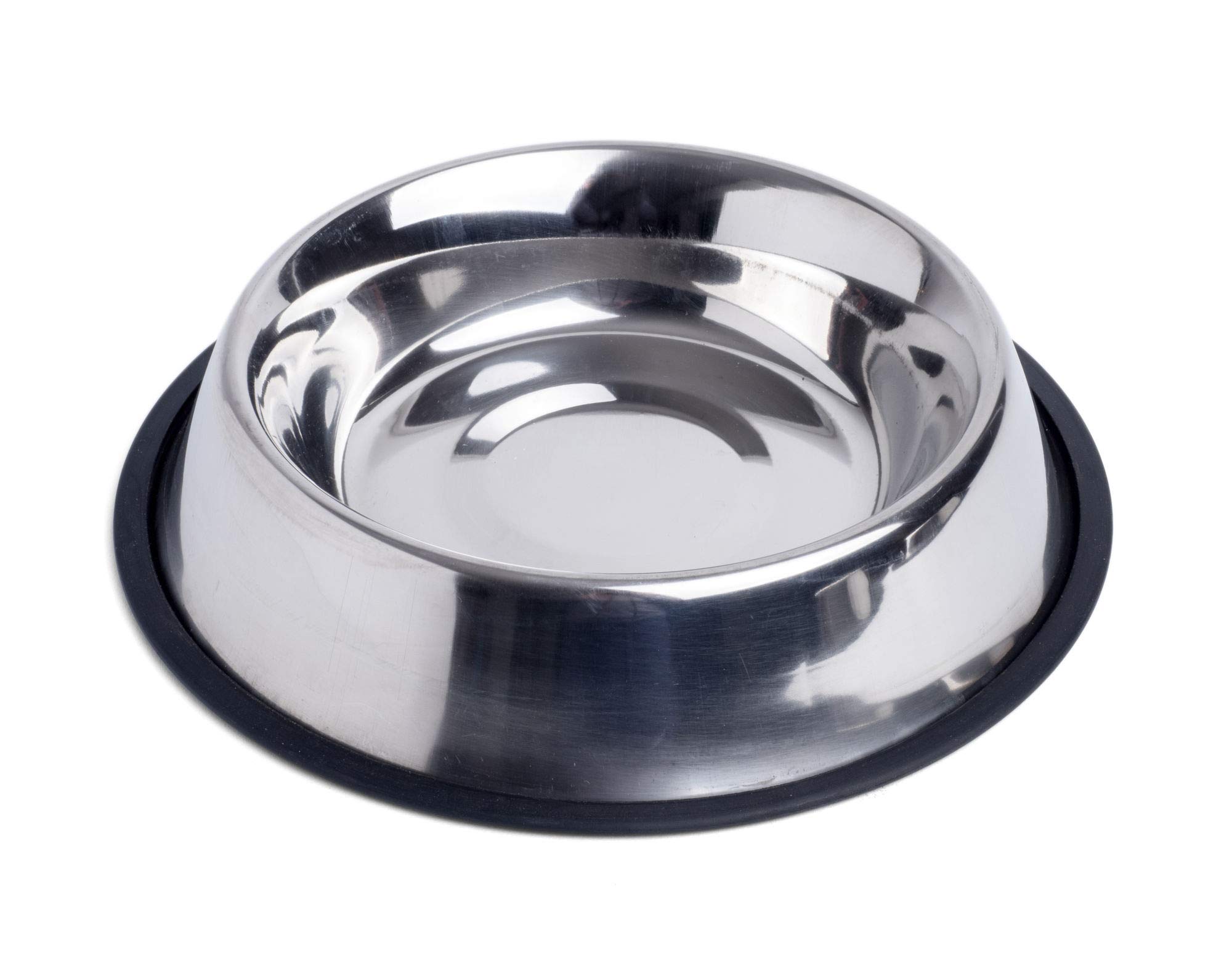 Petface Stainless Steel Spaniel Bowl,Black,Medium — image 1