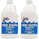 In The Swim Super Clarifier – Fast-Acting, Highly Concentrated Pool Water Clarifier for Crystal Clear Water & Improved Filter Efficiency – for Sand & Cartridge Filters - 1 Gallon