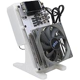 Bitaxe NerdOCTAXE&gamma; 12TH HYD Solo Bitcoin Miner Hydraulic Cooling BTC Mining Machine，Bitcoin Lottery Lucky Solo Miner (White, 6T Air Cool)
