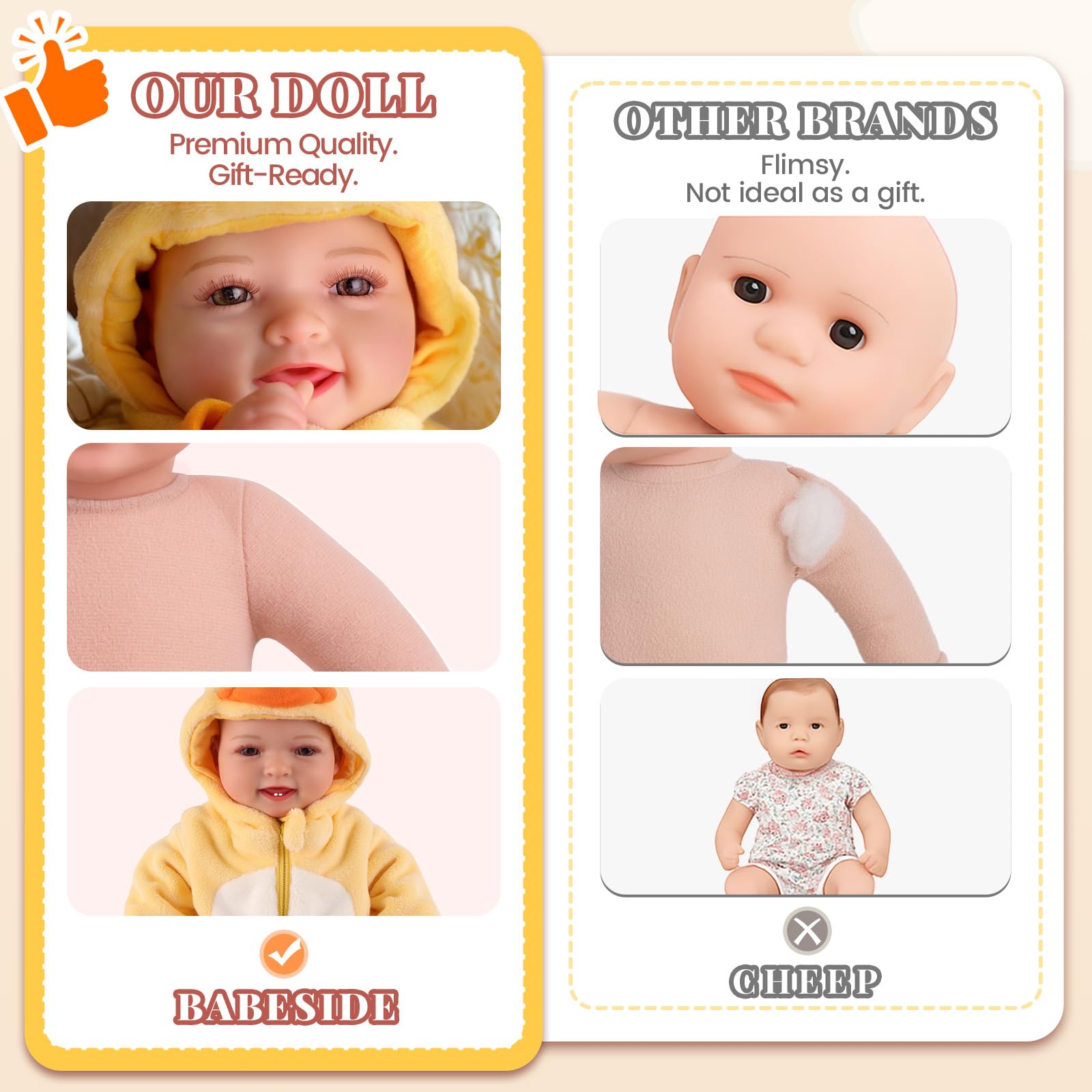 Lightweight Baby Doll Set – 15