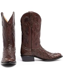 botas vaqueras punta redonda