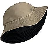 PFFY Bucket Hat for Women Men Cotton Summer Sun Beach Fishing Cap