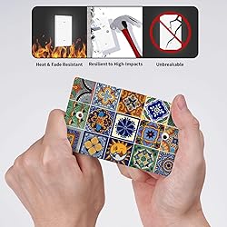 Mexican Talavera Tiles Single Blank Switch Cover