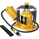 YELLOW JACKET Low Profile 20 Ton Air Bottle Jack 20 Ton with Aluminum Alloy Pump and Unique Slow Release Equipment