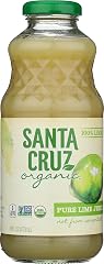 Santa Cruz Organic 100% Pure Lime Juice, 16 fl oz (Pack of 1)