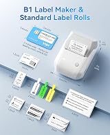 NIIMBOT B1 Label Printer Bluetooth Thermal 2'' Tape Portable view 6