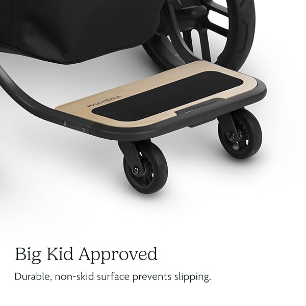 UPPABABY PIGGYBACK RIDE-ALONG BOARD FOR VISTA, VISTA V2, AND VISTA V3 STROLLERS / QUICK ATTACHMENT FOR CHILDREN TO STAND + STROLL / 55 LBS. WEIGHT CAPACITY