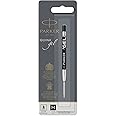 PARKER Gel Pen Refill | Medium Tip (0.7mm) | Black QUINK Ink | 1 Count