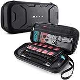 Mumba Carrying Case for Nintendo Switch OLED & Nintendo Switch 2017, [Plus Version] Portable Protective Travel Carry handbag Pouch for Blade/Battle Case [Large Capacity] (Black)