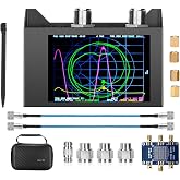 NanoVNA SAA-2N VNA Antenna Analyzer,SEESII 50KHz -3GHz Vector Network Analyzer with Bag &amp; Testboard Kit,4" inch LCD,HF VHF UHF Measuring S Parameters, Voltage Standing Wave Ratio Smith Chart