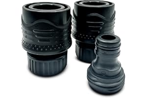 FLUSH-M Outboard Quick Connect Flush Kit for Mercury, Suzuki, Yamaha & Honda Boat Engines - Marine Flush Adapter with Cowling Gasket Seal & Quick Connect - UV Stable & Durable Glass Filled Nylon Material