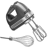 KitchenAid KHM7210QG 7-Speed Digital Hand Mixer with Turbo Beater II Accessories and Pro Whisk