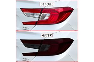 SlickMod PreCut Vinyl Smoke Tint for 2018-2022 Honda Accord Tail Light & Reflector (1. Full Taillight, 20% Dark Smoke)