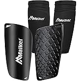 Malker Soccer Shin Guards for Kids Youth Adults Shin Guards Pads with Sleeves, Lightweight and Compact, Protective Soccer Equipment