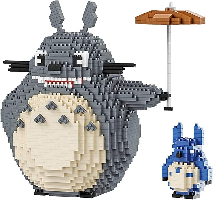 1800Pcs Totoro Nano Bricks, Mini Building Diamond Blocks Toy, DIY