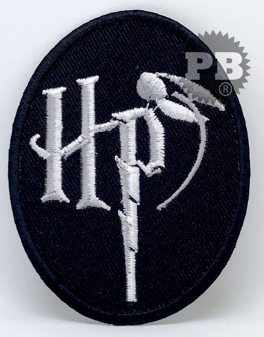 HARRY POTTER HP Fiction Badge Iron Sew On Embroidered Patch