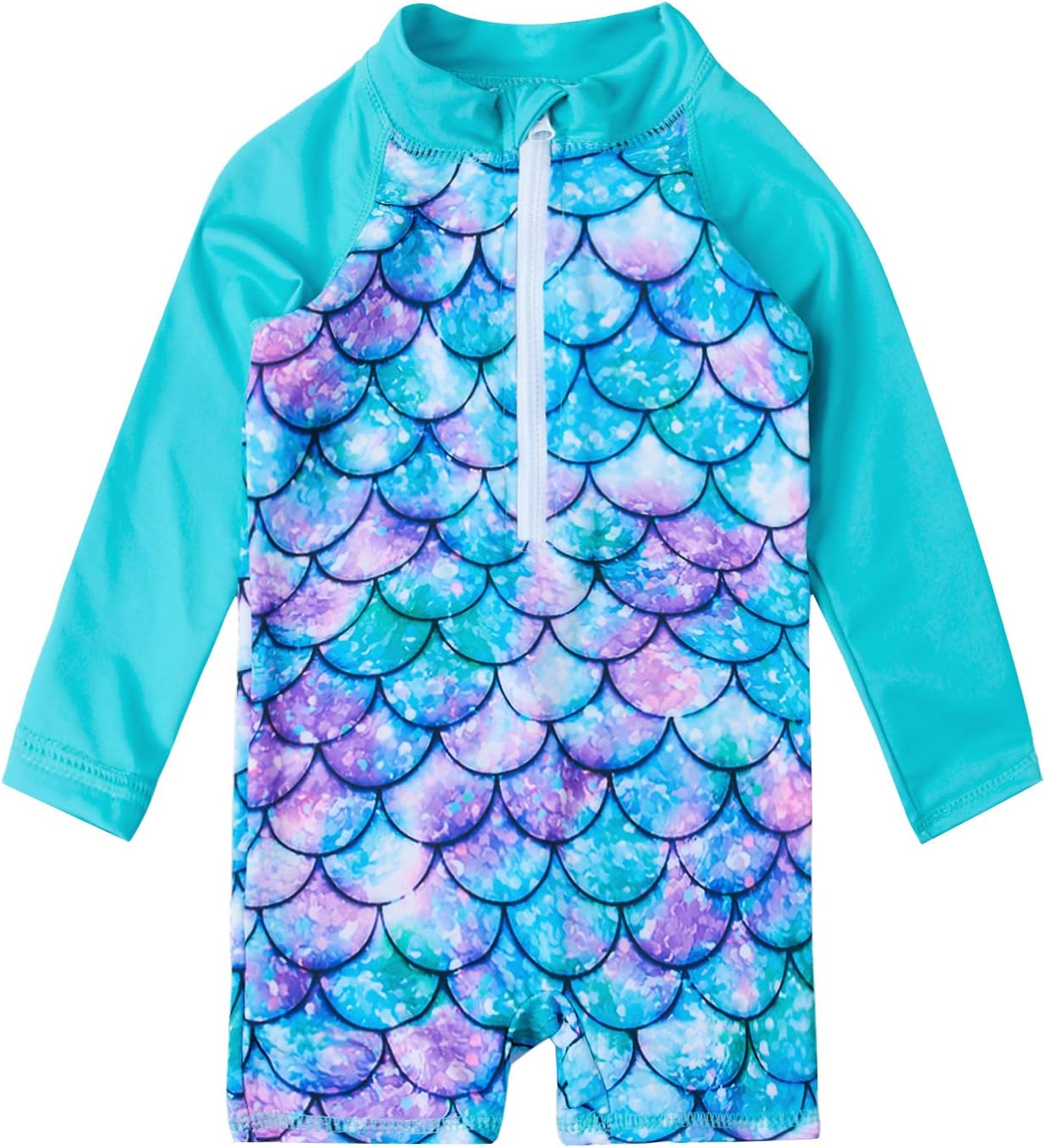 uideazoneBaby Toddler Boys Girls Zipper Rash Guard Swimsuit UPF 50+ One Piece Beach Swimwear Bathing Suits 3-36 Months