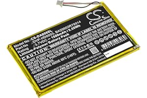 Estry Battery Replacement for Creative Zen Vision M Zen Vision M Video BA20603R79914 DVP-HD0003