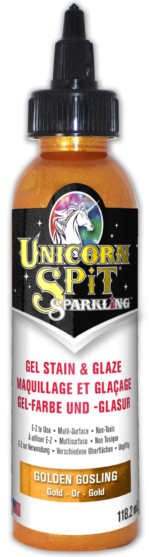 Unicorn Spit Sparkling Golden Gosling 118ml Gold Glitter Paint Gel Stain