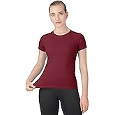 MathCat Workout Shirts for Women,Yoga Short Sleeve Workout Tops,Breathable Athletic Gym Shirt