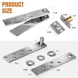 Hidden Door Hinge,Door Pivot Hinges for Hidden Door