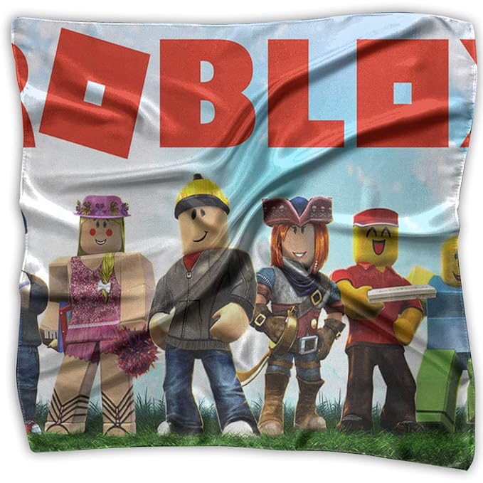 Amazoncom Roblox Neck Scarf Square Silk Party -