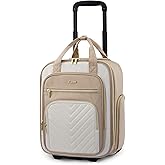 LOVEVOOK Underseat Carry On Luggage with Wheels, Lightweight Stylish Under Seat Luggage, Soft Sided Small Personal Item Suitcase for Travel