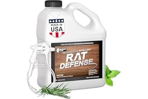 Exterminators Choice - 1 Gallon Rodent Defense Spray - Great for Lawns, Homes, Gardens, Attics, and Garages - Non-Toxic Deterrent Control for Mice and Rats - Safe for Kids and Pets