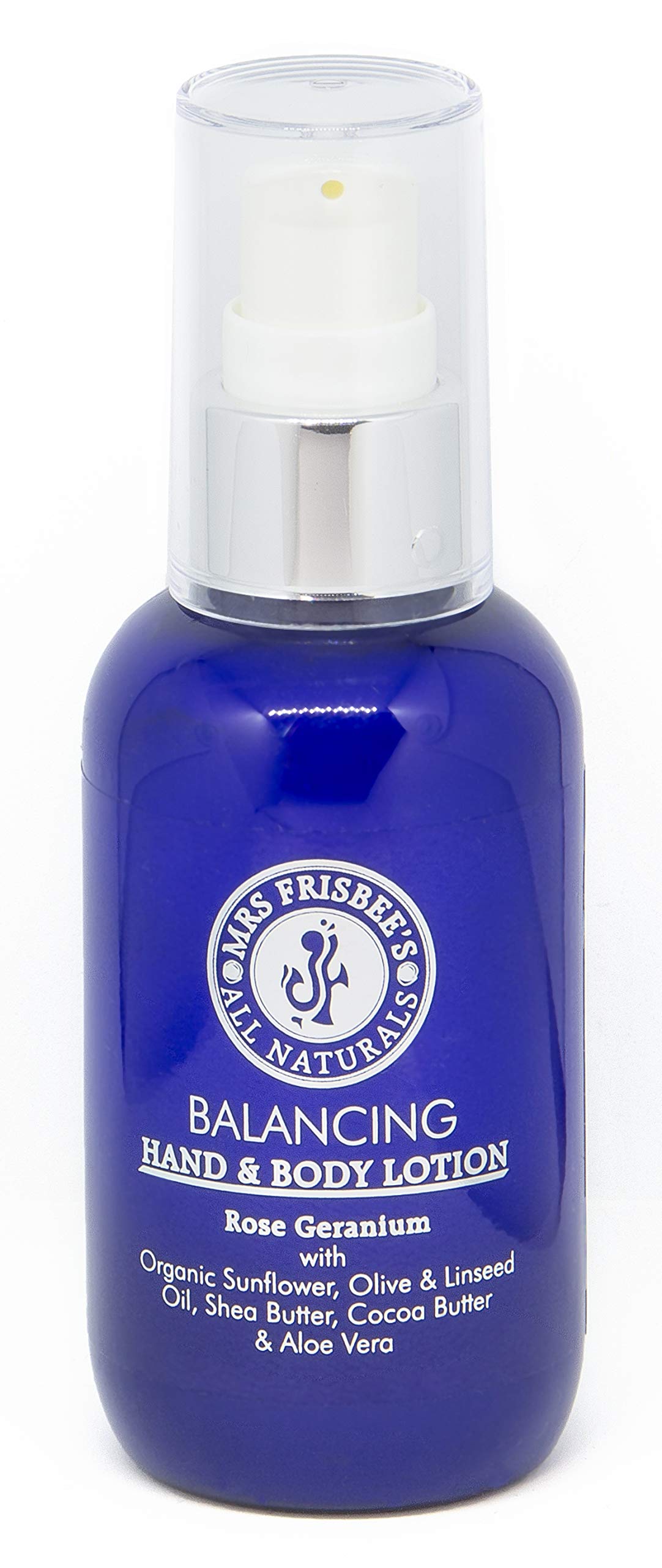 Balancing Organic Hand & Body Lotion/Made with Rose Geranium Pure Essential Oil/Handmade/Natural/Vegan/Natural Botanical Ingredients/Cruelty Free / 100ml