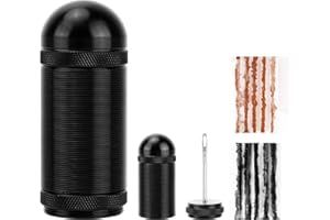 Oumers Tubeless Bike Tire Repair Kit, Bike Tire Punctures Kit Tubeless Tire Plug Repair Tool with 10 PCS Bacon Strips for MTB