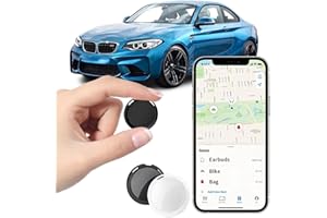 VOTLIK 2 Pack Mini GPS Trackers for Vehicles Work with Find My (iOS Only) Real Time Car Tracker Tags Hidden Car Locator Tracking Device Global Coverage No Monthly Fee or Subscription No SIM Card Required