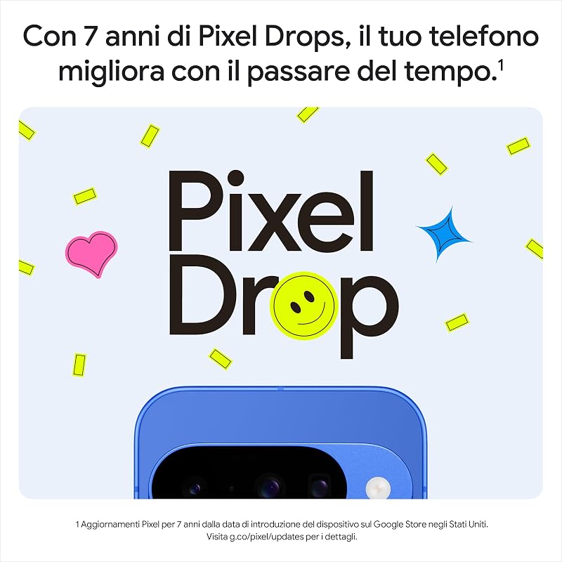 Pixel 10 - Smartphone Android sbloccato con Gemini, tripla fotocamera posteriore avanzata, autonomia di oltre 24 ore e display Actua da 6,3" - nero ossidiana, 128GB