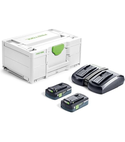 Amazon.com: Festool 577079 Energy Set SYS 18V 2x5.0/TCL 6 Duo